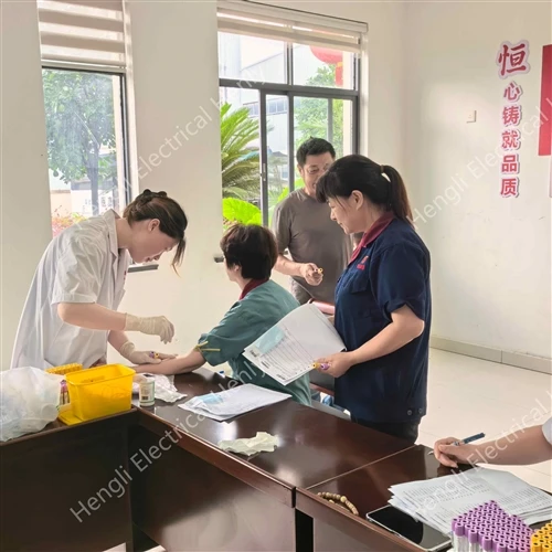 Zhejiang Hengli Electrical Focuses On Employee Health With Full Staff Physica...